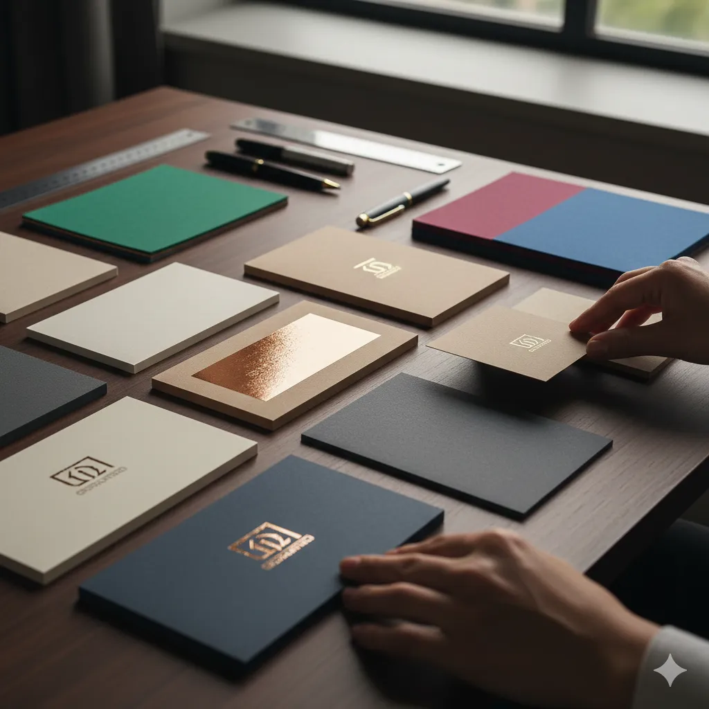 Variety of premium paper materials and finishes